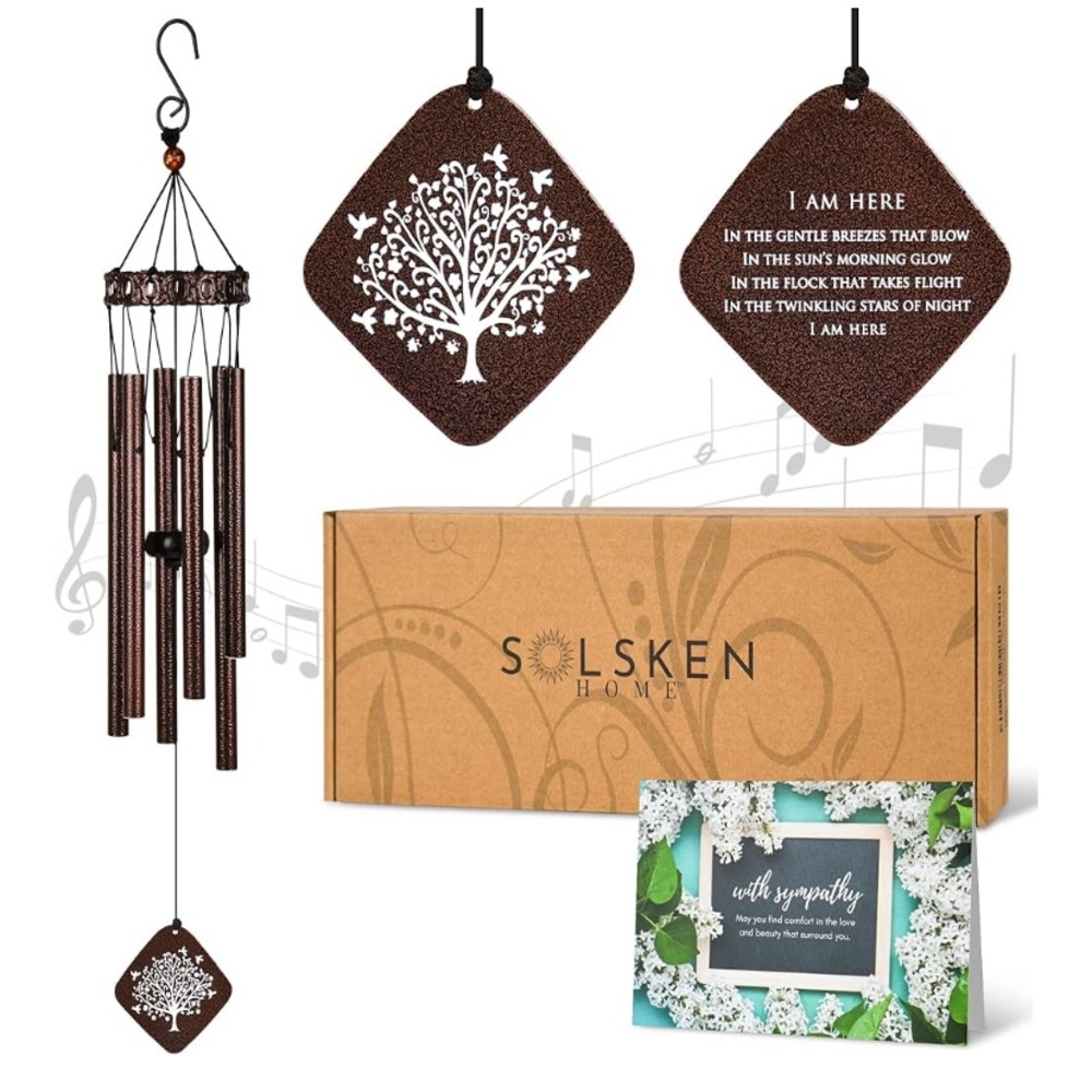 SolSken Wind Chimes Condolence Gift